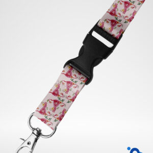 Lanyard Útero Floral