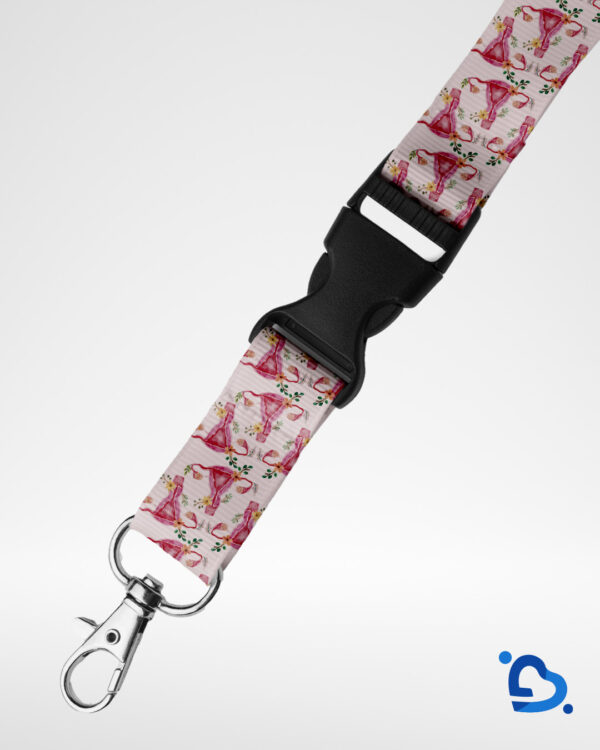 Lanyard Útero Floral